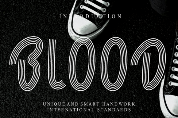 Blood: A Bold Display Font for Impactful Design
