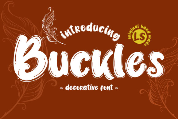 Buckles: The Bold Modern Display Font for Fashion