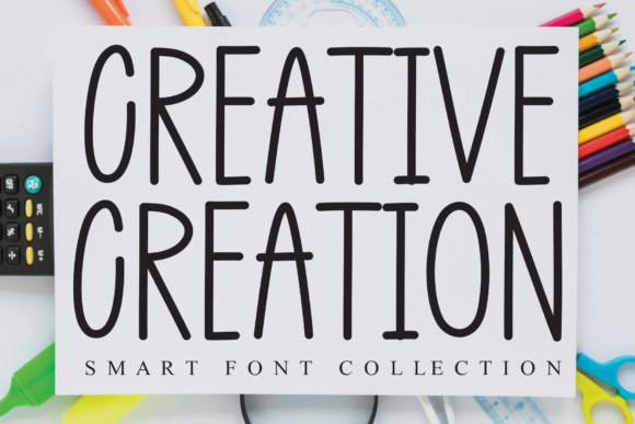 Creative Creation: A Quirky Display Font for Bold Ideas