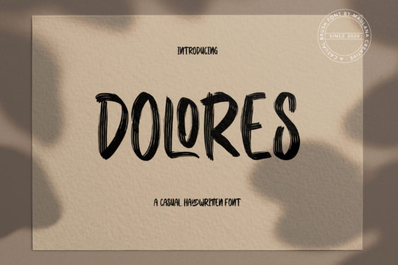 Dolores: The Daring Urban Display Font for Bold Branding