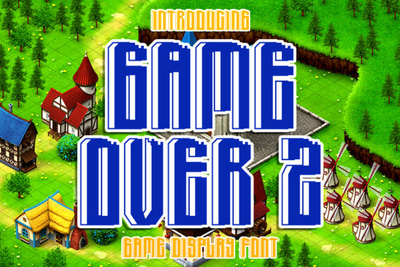 Game Over 2: The Ultimate Display Font for Dynamic Game Designs