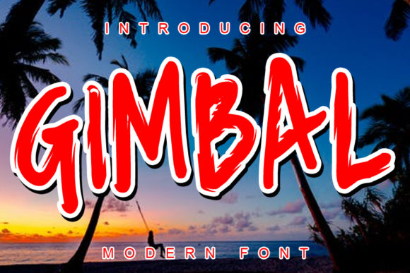 Gimbal: A Bold Display Font for High-Impact Visual Communication