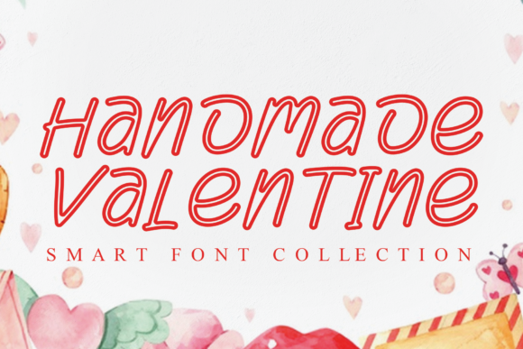 Handmade Valentine: The Quirky Display Font for Joyful Designs