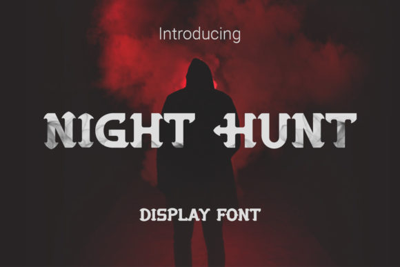 Night Hunt: A Daring Display Font for Bold Creative Projects