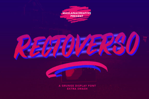 Rectoverso: The Brush Font That Adds Authenticity to Your Designs