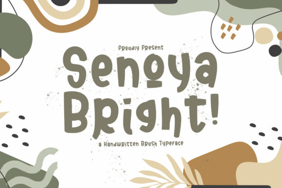 Senoya Bright: A Bold Display Font for Creative Projects