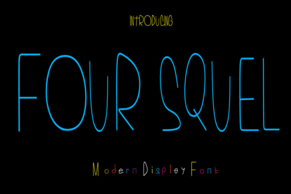 The Art of Minimalism: Why Four Squel is the Perfect Display Font for Modern Design