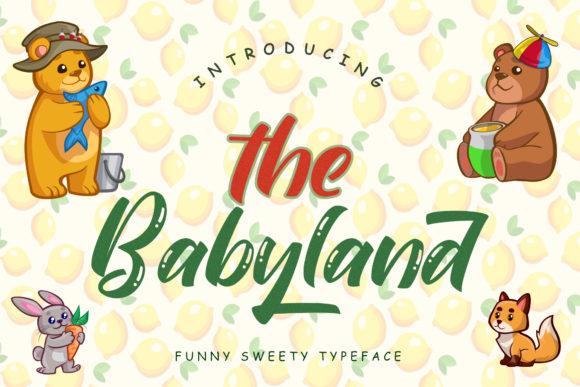The Babyland Display Font: Bringing Playfulness and Authenticity to Creative Projects