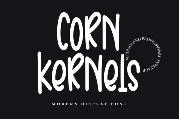 Transforming Your Creative Projects with the Corn Kernels Display Font